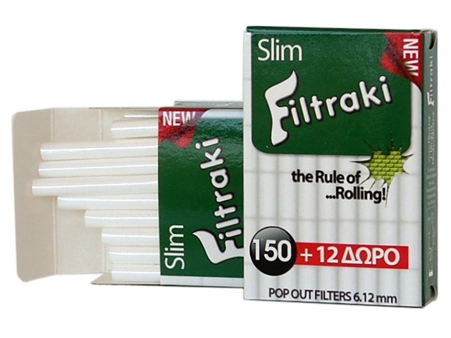Φιλτράκια Filtraki ROLL&RULE SLIM 150+12 - 1 πακετάκι