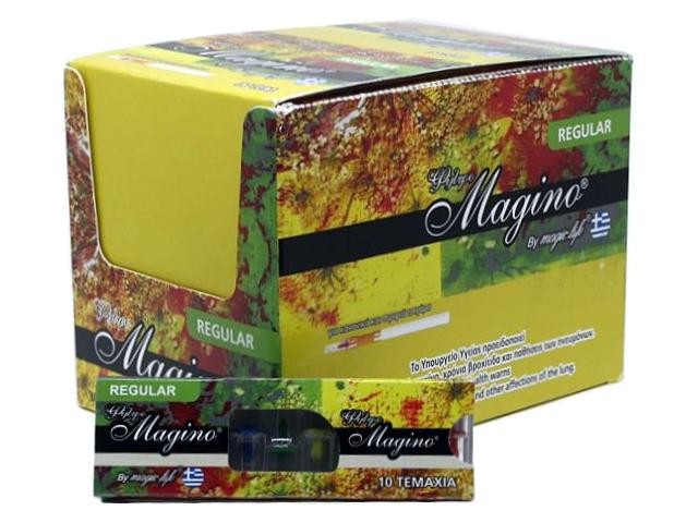 Πιπάκια τσιγάρου MAGIC LIFE MAGINO 10 Regular 8mm (κουτί με 30 πακετάκια)