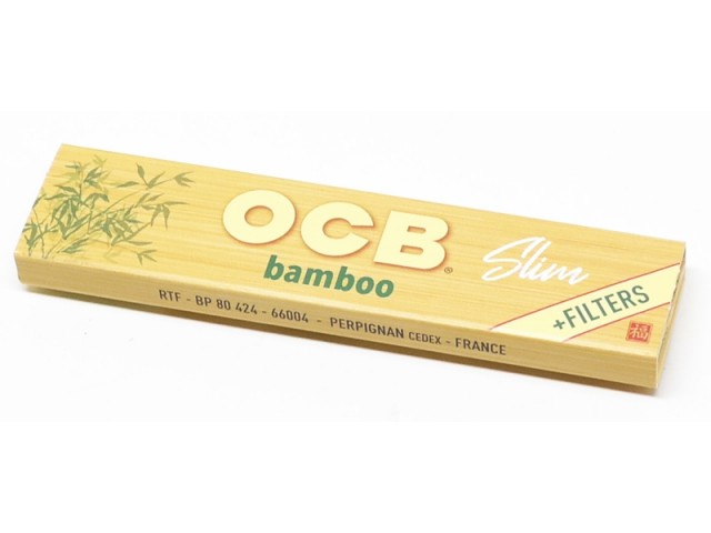 Χαρτάκια King Size OCB BAMBOO Slim and Filters με τζιβάνες